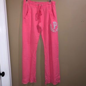 VS pink sweatpants size XS